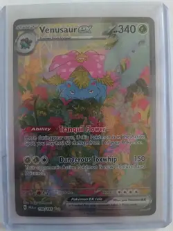 Pokemon Venusaur EX Holo Ultra Rare TCG Card Scarlet & Violet 198/165 - Image 3