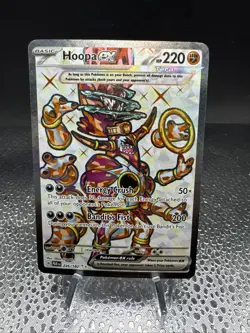 Pokemon TCG Hoopa Ex 226/182 Paradox Rift S&V Full Art Pokemon Card - Image 1