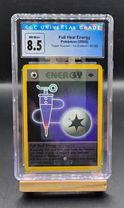 Pokemon Full Heal Energy 1st Ed 2000 Team Rocket 81/82 CGC 8.5 - Image 1