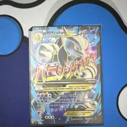 Pokemon M Mewtwo EX 159/162 Breakthrough Ultra Rare Mega Full Art Holo 230 HP - Image 1