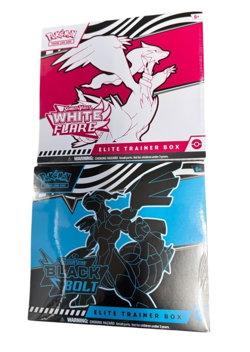 Pokemon Black Bolt and White Flare Elite Trainer Box - Set of 2 - Free USA Ship - Image 1