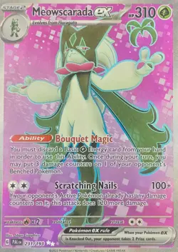 Meowscarada ex 231/193 Paldea Evolved Ultra Rare Full Art Pokemon - Image 1