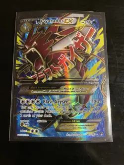 Pokemon M Gyarados EX Mega Full Art Ultra Rare Holo 115/122 Breakpoint 240 HP - Image 1