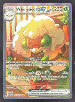 2025 Pokemon SV White Flare EN #165/086 Whimsicott ex Special Illustration Rare - Image 1