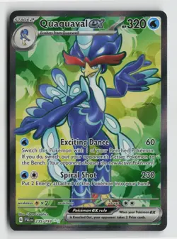 Pokemon - Quaquaval ex - - 235/193 SV02: Paldea Evolved - Ultra Rare - NM - Image 1
