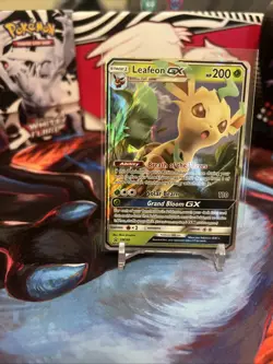 Pokemon TCG Leafeon GX Promo Black Star Holo Card SM146 - Image 4