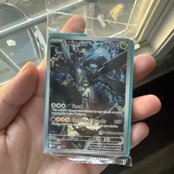 N's Zekrom 031 Ascended Heroes ETB Promo POKEMON CENTER STAMP - SEALED IN HAND - Image 2