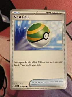 Pokemon TCG Scarlet And Violet Base Nest Ball 181/198 - Image 1