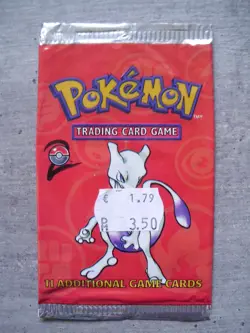 Pokemon TCG: 1 Boosterhulle Base Set 2 (2000) Leerhulle/empty wrapper - Image 1