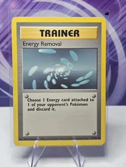 Energy Removal Pokemon TCG Base Set 92/102 Uncommon MP - Image 1
