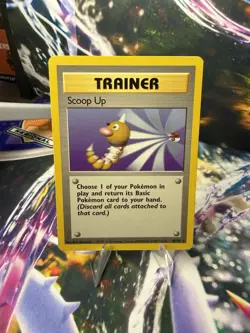 Scoop Up Trainer Base Set 078/102 Unlimited Rare 1999 WOTC Pokemon TCG - Image 1