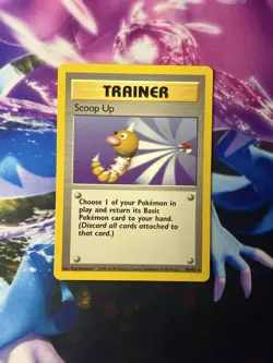 Scoop Up Trainer Base Set 078/102 Unlimited Rare 1999 WOTC Pokemon TCG - Image 3
