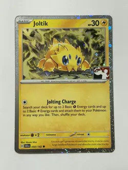 Joltik 050/142 Play Stamped Prize Pack Series 7 Holo pokemon - Image 1