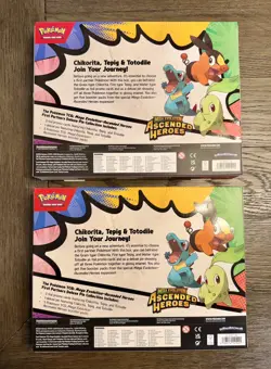 (2) Pokemon Ascended Heroes First Partner Deluxe Pin Collection – Sealed / New - Image 2