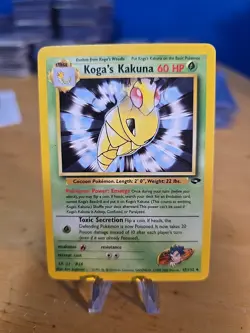 Pokemon Koga's Kakuna Gym Challenge Uncommon Card 47/132 LP - Image 1