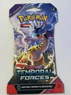 Pokemon TCG: Scarlet And Violet - Temporal Forces Sleeved Booster Pack - Image 1