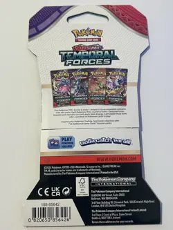 Pokemon TCG: Scarlet And Violet - Temporal Forces Sleeved Booster Pack - Image 2