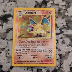 Pokemon Charizard Base Set Holo Rare 4/102 Wizards 1999 120 HP Pokemon TCG - Image 1