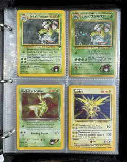 Vintage Pokemon Card Binder Collection Lot Base Set Charizard 1st Edition’s WOTC - Image 3