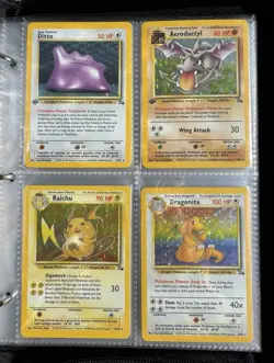 Vintage Pokemon Card Binder Collection Lot Base Set Charizard 1st Edition’s WOTC - Image 5
