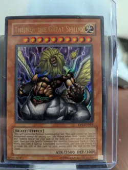 Yugioh Sphinx Set w/ Theinen Andro Teleia EP1-EN001 002 003 Movie Ultra Rare LP - Image 3