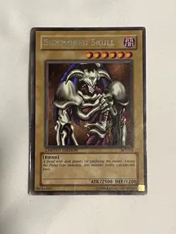 Yugioh Summoned Skull BPT-002 Secret Rare Limited Edition DMG - Image 1