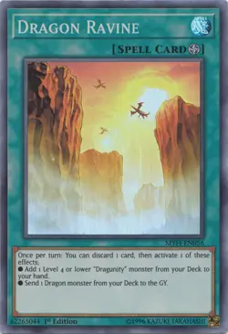 Dragon Ravine - MYFI-EN056 - Super Rare - 1st Edition - Lightly Played - Image 1