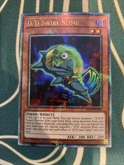 YUGIOH D/D SWIRL SLIME QUARTER CENTURY SECRET RARE 1ST NM RA04-EN258 - Image 1