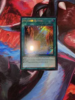 Yugioh! Dragon Ravine LCKC-EN072 Secret Rare Reprint Near Mint - Image 1