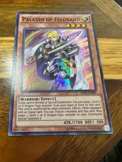 Paladin of Felgrand OP03-EN007 Unlimited Edition Super Rare PL + BONUS - Image 1