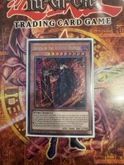 Yugioh! Queen of the Blazing Domain MP25-EN147 Prismatic Secret Rare NM!! - Image 1
