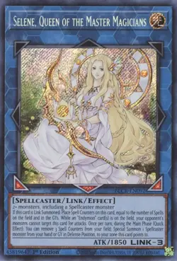 Yu-Gi-Oh! Selene, Queen of the Master Magicians Secret Rare BLCR-EN092 NM - Image 1