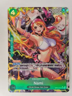 Nami SR Alt Art OP14-031 Azure Seas Seven OP14 One Piece English NM - Image 1