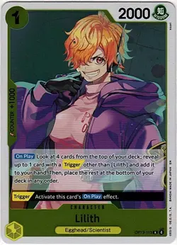 One Piece Carrying On His Will OP-13 Lilith OP13-113 R - Image 2