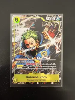 Roronoa Zoro ST29-014 V. 2 One Piece Card Game Starter Deck 29 ALT ART Englisch - Image 1