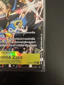 Roronoa Zoro ST29-014 V. 2 One Piece Card Game Starter Deck 29 ALT ART Englisch - Image 2