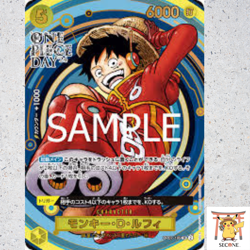 Monkey D. Luffy OP07-109 SR+Don!! Promo Premium Card Collection ONE PIECE DAY 24 - Image 3
