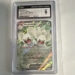 Maushold ex Paradox Rift 155/182 CGC 9 Holo Pokemon TCG Card 2023 - Image 1