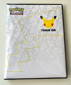 Pokemon 25th Anniversary Celebrations Pikachu Jumbo Binder + Extra Pikachu Cards - Image 1