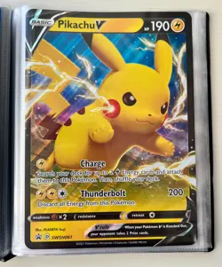 Pokemon 25th Anniversary Celebrations Pikachu Jumbo Binder + Extra Pikachu Cards - Image 4