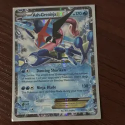 Pokemon Ash-Greninja EX XY133 XY Promo Holo Basic Stage Card TCG Card Stock - Image 1
