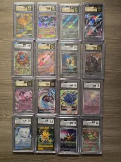 CGC Graded Pokemon Card Lot Of 16 - Image 1