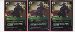 Riftbound TCG Spiritforged English SFD 054/221 RARE Jax Unmatched (3 CARDS) - Image 1