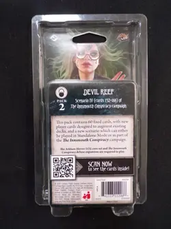 DEVIL REEF MYTHOS PACK 2 INNSMOUTH CAMPAIGN ARKHAM HORROR THE CARD GAME SEALED - Image 2