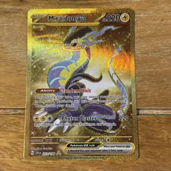 Pokemon TCG Miraidon EX Scarlet Violet Base Set Holo Hyper Rare Card 253/198 - Image 1