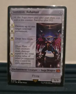 MTG Summon: Bahamut 0001 Mythic Card NM Final Fantasy Card FFX - Image 1