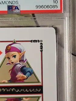 Legend of Zelda 2011 Queen of Diamonds PSA 10 Gem Mint Trading Card From a Deck - Image 4