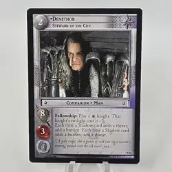 Lord Of The Rings LOTR CCG Card RotK 7.R85 Denethor, Steward of The City - Image 1