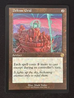 1x MTG Defense Grid - The Brothers' War: Retro Frame Artifacts (BRR) #13 - Magic - Image 1
