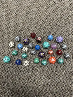 28 Assorted Magic: The Gathering Spindown Dice / Life counters - Image 1